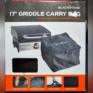 NIB NEW Blackstone Griddle Carry Bag For 17 Inch Griddle, Black